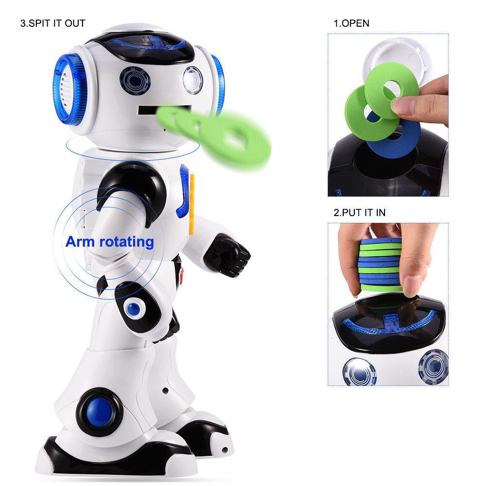 Mult-Functional Infrared Remote Control RC Robot Dancing Walking Toy Kids Gifts