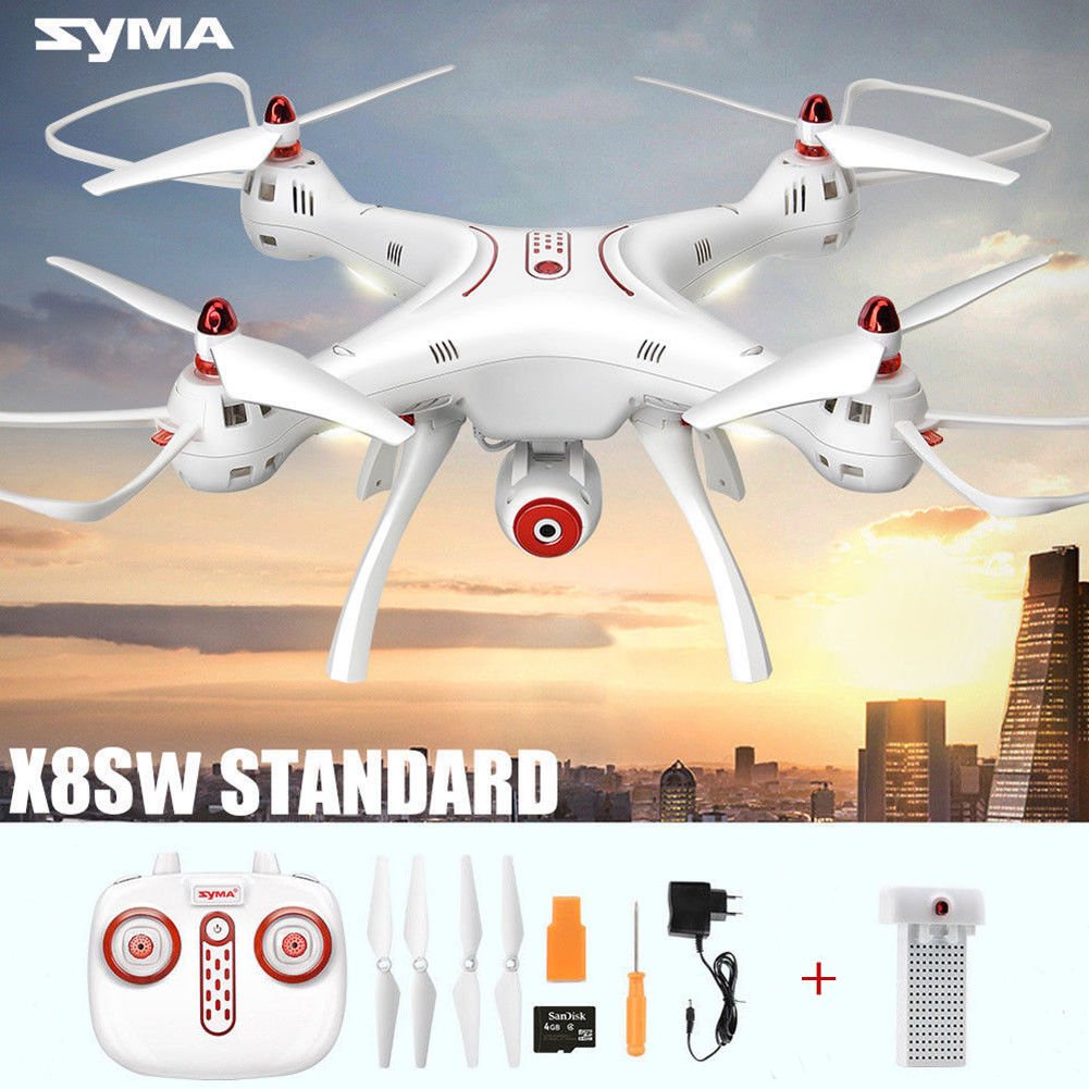 Syma X8SW 720P HD Camera WIFI FPV Drone RC Quadcopter Remote Control Helicopter