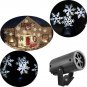 1/2/4pcs Outdoor Moving Snowflake LED Laser Light Landscape Xmas Garden Lamp