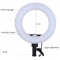 Camera 18" 12" Inch 5500K Macro Ring Fluorescent Flash Light With Mount Bag