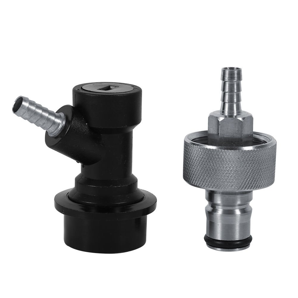 Stainless Carbonation Cap Carbonator Liquid Ball Lock Disconnect 1/4"Barb New