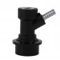 Stainless Carbonation Cap Carbonator Liquid Ball Lock Disconnect 1/4"Barb New