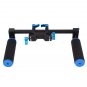 DSLR Rig Film Maker System Dual-handgrip Shoulder Mount for Canon Sony Nikon