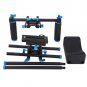 DSLR Rig Film Maker System Dual-handgrip Shoulder Mount for Canon Sony Nikon