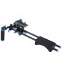 DSLR Rig Film Maker System Dual-handgrip Shoulder Mount for Canon Sony Nikon