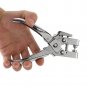 Grommet Rivets Eyelet Setting Plier + 100pcs Eyelet fr Bag Shoes Leather Belt co