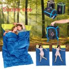Naturehike Portable Camping Hiking Double Size Envelope Sleeping Bag with Pillow