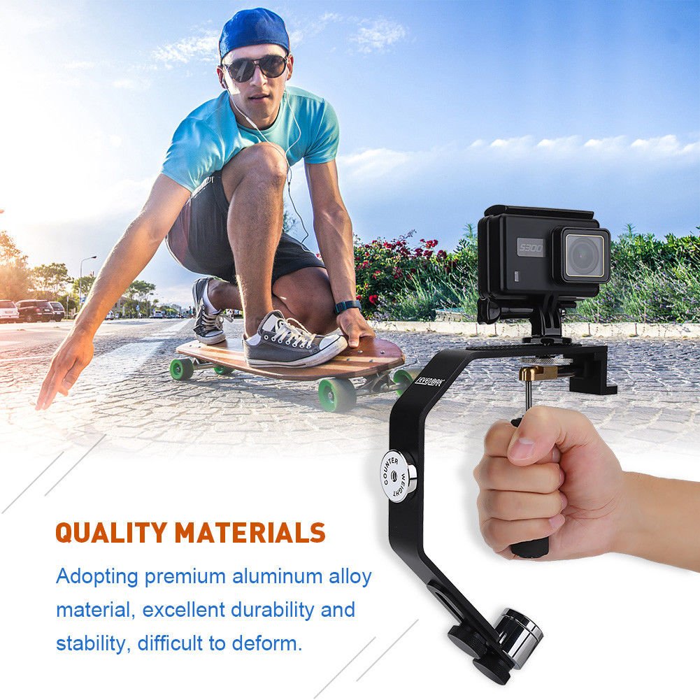 Mini Handheld Camera Stabilizer Video Steadicam Gimbal for GoPro Smartphones ES