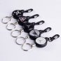 EDC Steel Wire Rope Retractable Carabiner Keychain Key Chain Recoil Keyring