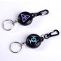 EDC Steel Wire Rope Retractable Carabiner Keychain Key Chain Recoil Keyring