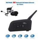VNETPHONE V4C 1200M Bluetooth Full Duplex Intercom Interphone for Referee 4 User