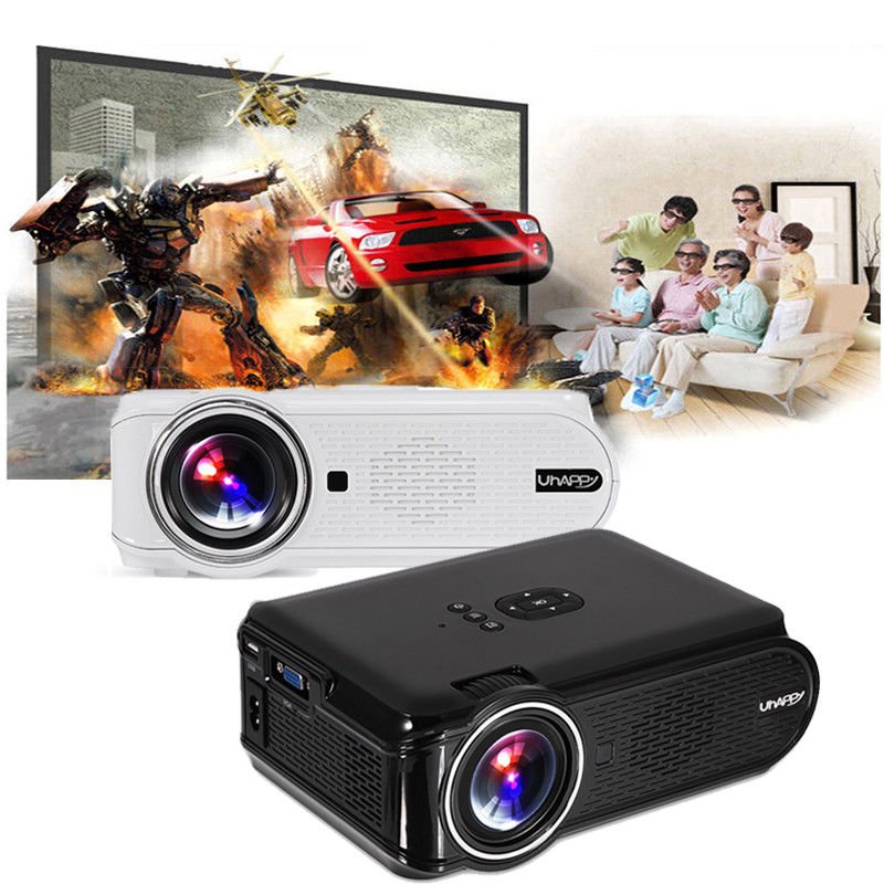 LED Projector 1080P HD Home Theater Cinema 3D Multimedia HDMI/USB/SD/DTV/AV/VGA