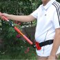 Red ABS Plastic Stand Up Fishing Waist Gimbal Pad Fish Belt Rod Pole Holder New