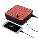 Multi-Port 40 USB Adapter Desktop Charger Smart LCD Display Charging Station Hub