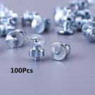 100Pcs Car ATV Steel Screw in Tire Tyre Stud Anti-Slip Ice Snow Spikes Sleeve EL