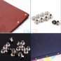 100pc Nickel Binding Screws Nail Rivets Photo Album Leather Craft M5x6mm Durable