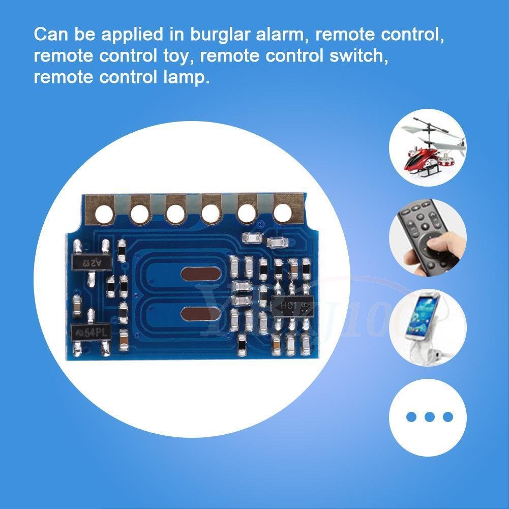 H3V4 433Mhz ASK MINI Superheterodyne Wireless Receiver Module Remote Transceiver