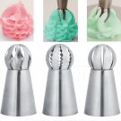 3pcs Mini Flower Icing Piping Nozzles Cake Desserts Decoration Tips Baking Tools