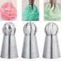 3pcs Mini Flower Icing Piping Nozzles Cake Desserts Decoration Tips Baking Tools