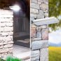 8W 70 LED Solar Power Motion Sensor Wall Light Outdoor Garden Lamp Xmas Decor
