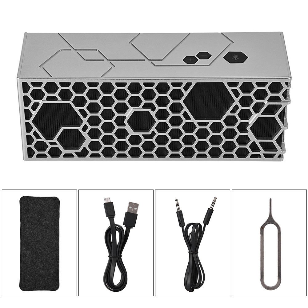 Portable Bluetooth Wireless 3D Stereo HiFi Speaker For SmartPhone Tablet PC