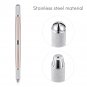 Double Stainless Steel Manual Tattoo Pen Permanent Microblading Eyebrow Tools LY