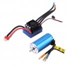 3674 2250KV 120A Electronic Speed Controller Sensorless Motor ESC for 1/8 RC Car