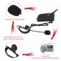V6C BT Bluetooth Motorcycle Helmet Interphone Intercom Headset 6 Riders 1200M EL