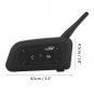 V6C BT Bluetooth Motorcycle Helmet Interphone Intercom Headset 6 Riders 1200M EL