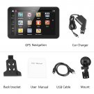 7" Touch Screen Portable Car FM Radio GPS Locating Navigation with Free Map
