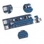 10pcs PCI-E Express USB3.0 1x to16x Extender Riser Card Adapter SATA Power Cable