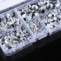 90Pc M3/M4/M5/M6/M8 Zinc Plated Four Pronged T Nuts Inserts Assortment Kit + Box