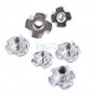 90Pc M3/M4/M5/M6/M8 Zinc Plated Four Pronged T Nuts Inserts Assortment Kit + Box