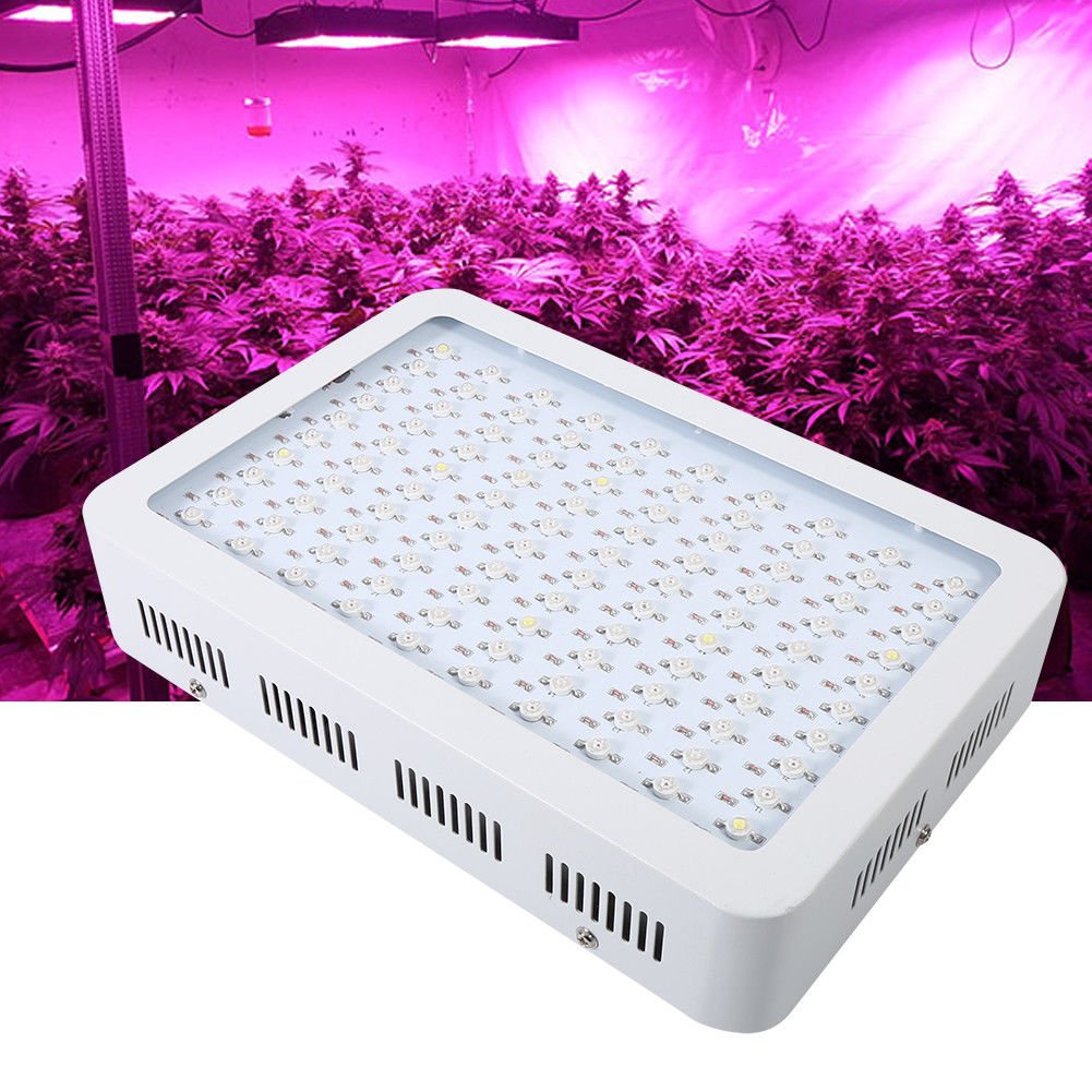 2X 400/600/1000W LED Full Spectrum Grow Light Panel Vegs Lamp for