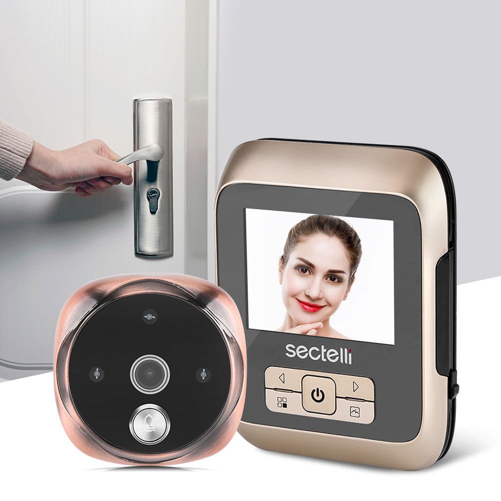 3.0 inch  LCD Digital Door Viewer & Doorbell 170&Acirc;&deg; Wide Angle Lens Night Vision