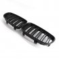 Car Front Radiator Grill Right & Left Double Matte Black For BMW E81 E87 E82 E88