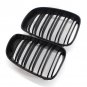 Car Front Radiator Grill Right & Left Double Matte Black For BMW E81 E87 E82 E88