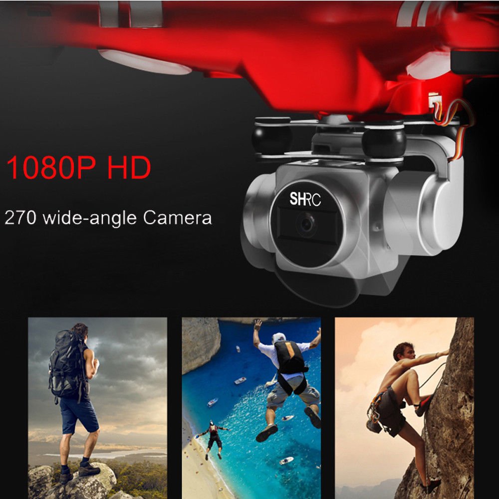 WiFi RC Quadcopter 1080P Wide Angle Lens 270&Acirc;&deg; Rotating HD Camera Drone FPV