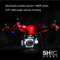WiFi RC Quadcopter 1080P Wide Angle Lens 270&Acirc;&deg; Rotating HD Camera Drone FPV