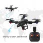 Foldable 2MP Camera Drone WIFI Phone FPV Remote Control RC Quadcopter Helicopter