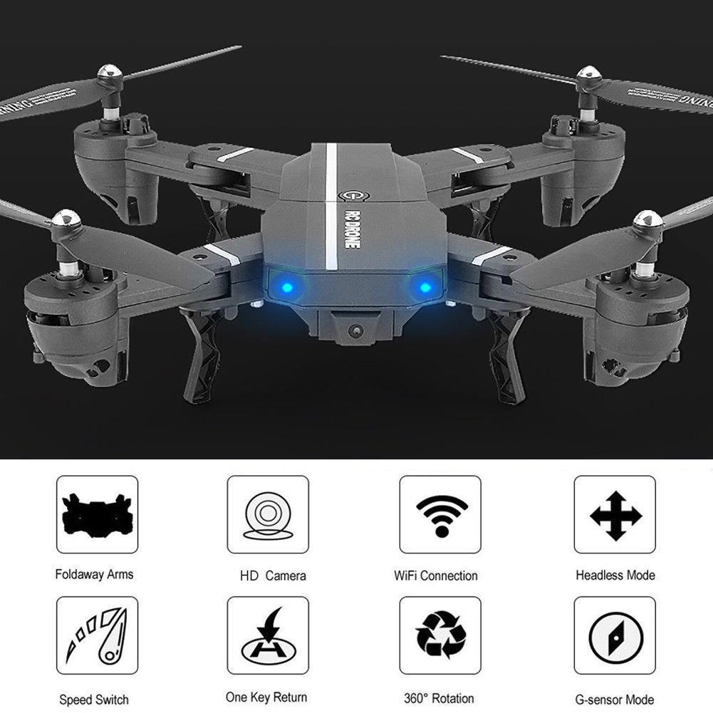 Mini XS809W RC Quadcopter With 2MP HD Camera 2.4G 4CH 6-Axle Wifi FPV Drone Toys