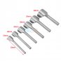 6pc Leather craft Half-Round DIY Belt Strap End Edge Punch Tool Leather Tool coi