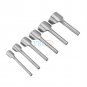 6pc Leather craft Half-Round DIY Belt Strap End Edge Punch Tool Leather Tool coi