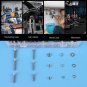 510pcs M4 M5 M6 Hex Screws Bolts Nuts Flat& Spring Washers Assortment Kit EM