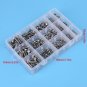 510pcs M4 M5 M6 Hex Screws Bolts Nuts Flat& Spring Washers Assortment Kit EM