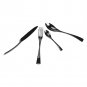 4X Stainless Steel Knives Fork Spoon Teaspoon Dinnerware Tableware Cutlery Black