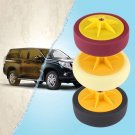 6"/15cm Sponge Wheel Polishing Waxing Pad for Car Polisher Black Yellow Wine Red