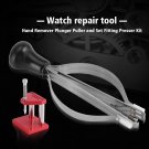 Alloy Steel Watch Repair Tool Hand Remover Plunger Puller Fitting Presser Kit