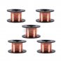 5pcs 0.1MM Copper Magnet Soldering Solder Wire Enamelled Repair Tool Set 15M NEW