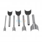 7pc Half-Round Belt Strap End Wallet Punch Cutter Tool Leather Craft 10-45MM coi